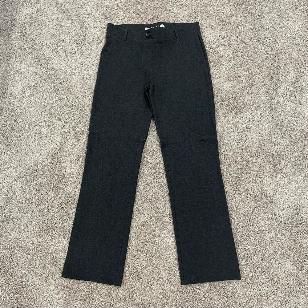 Betabrand Gray Slip On Dress Pants
